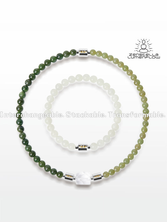 Lumenflow Bracelet System — Light Jasper
