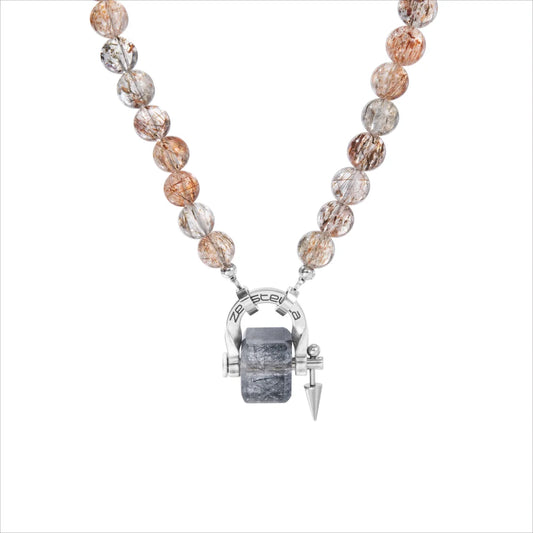 Strata Super Seven Quartz Necklace