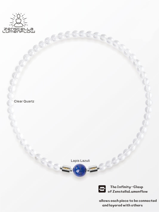 Lumenflow Necklace System — Clear Quartz