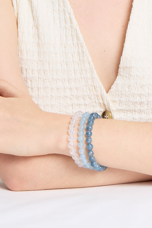Lumenflow Bracelet System — Aquamarine