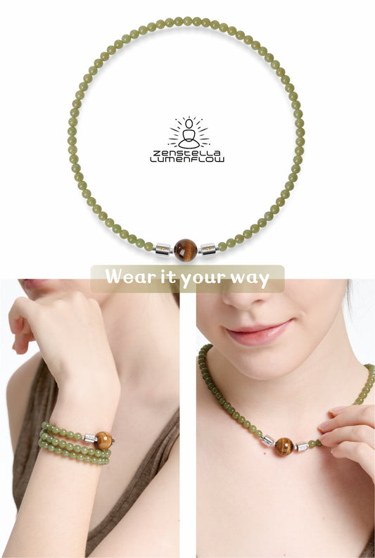 Lumenflow Necklace System — Jasper