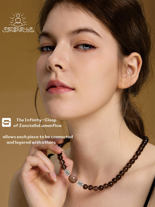 Lumenflow Necklace System — Smoky Quartz