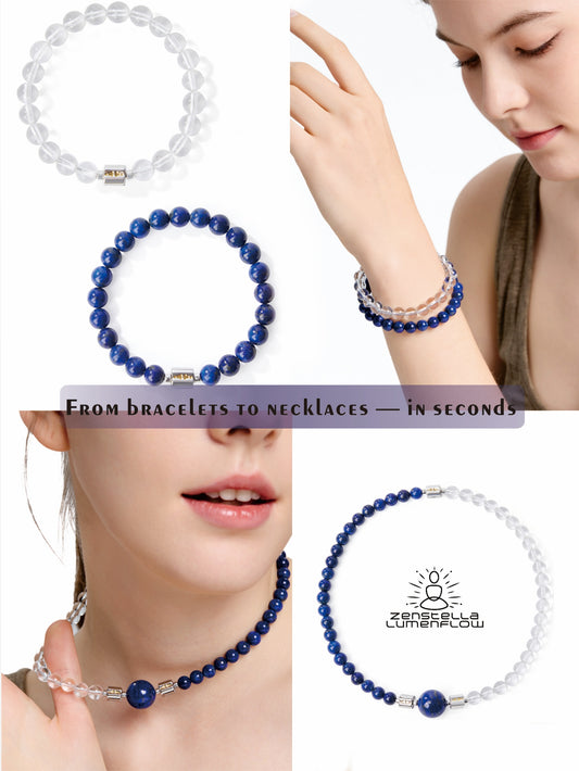 Lumenflow Bracelet System — Lapis Lazuli