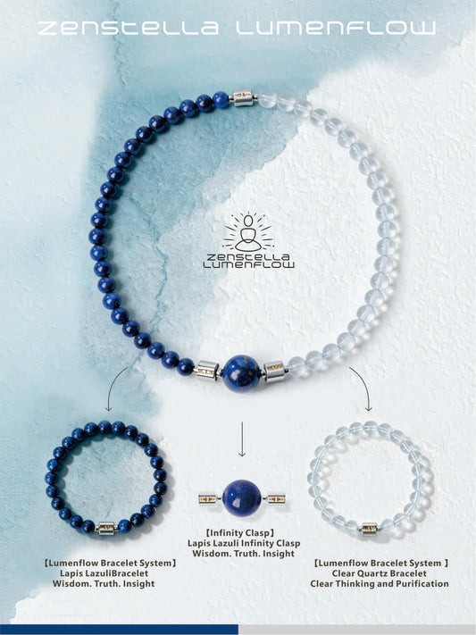 Lumenflow Bracelet System — Lapis Lazuli