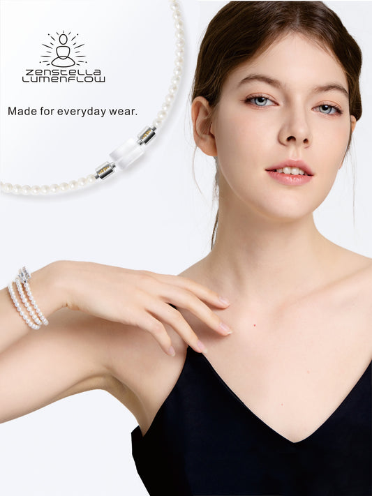 Lumenflow Necklace System — Freshwater Pearl