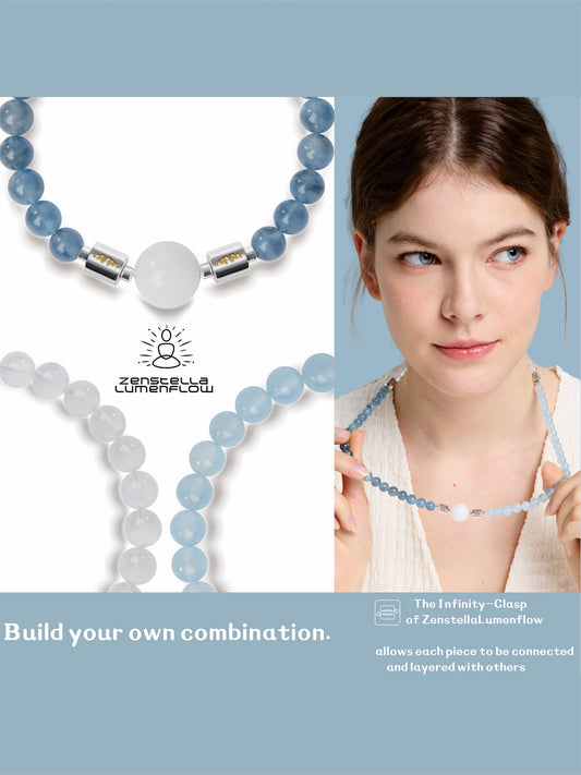 Lumenflow Bracelet System — Aquamarine