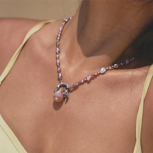 Dusk Multicolor Pearl Necklace
