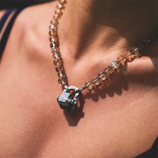 Strata Super Seven Quartz Necklace