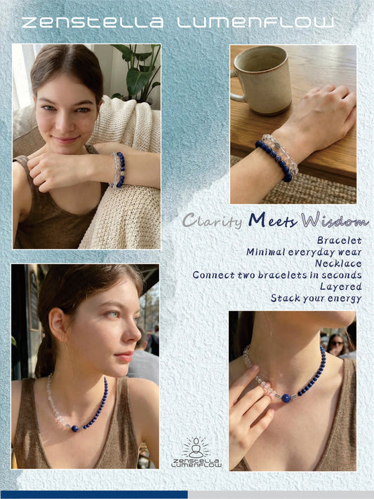 Lumenflow Bracelet System — Lapis Lazuli